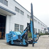 HT500 Portable Diesel Crawler monté Rotary Drilling Rid Machine